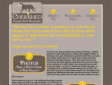 Tablet Screenshot of cherishedpetcare.co